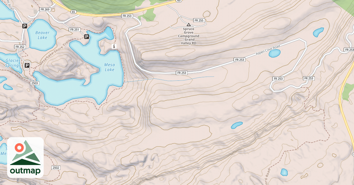 Map of ASPEN COVE SNOWMOBILE