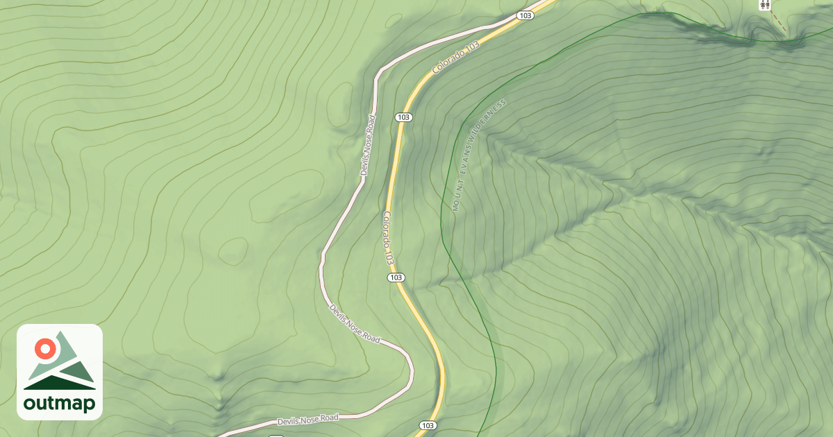Map of DEVILS NOSE