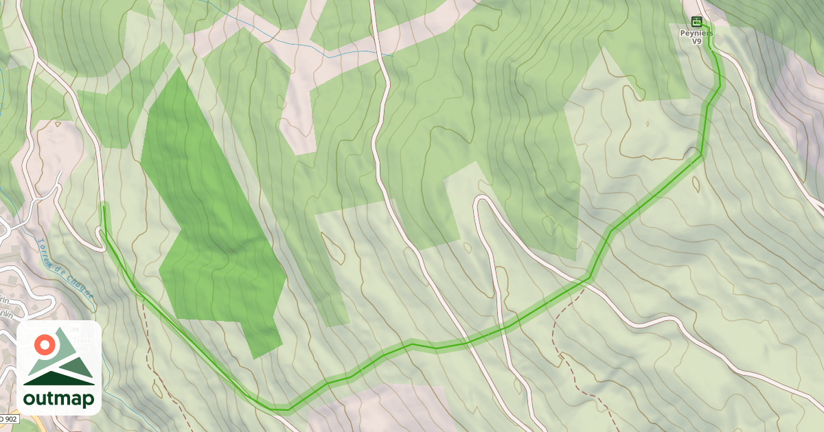 Map of Mélèzes