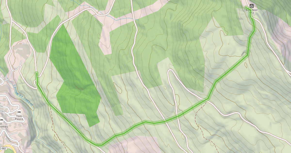 Map preview of Mélèzes