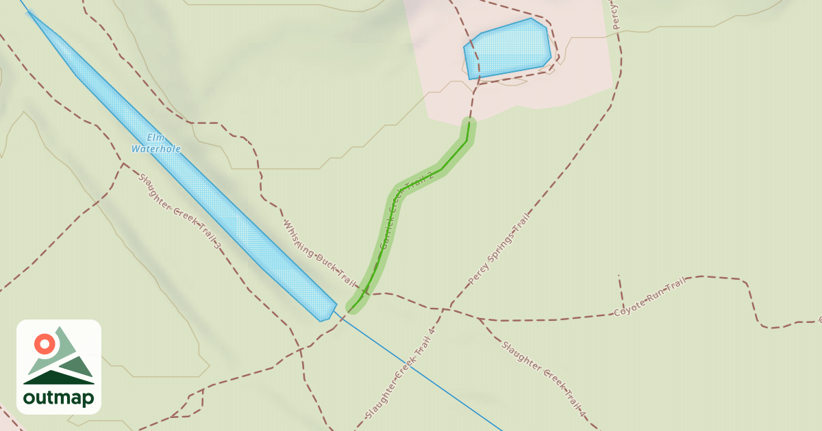Map of Garrick Creek Trail 2