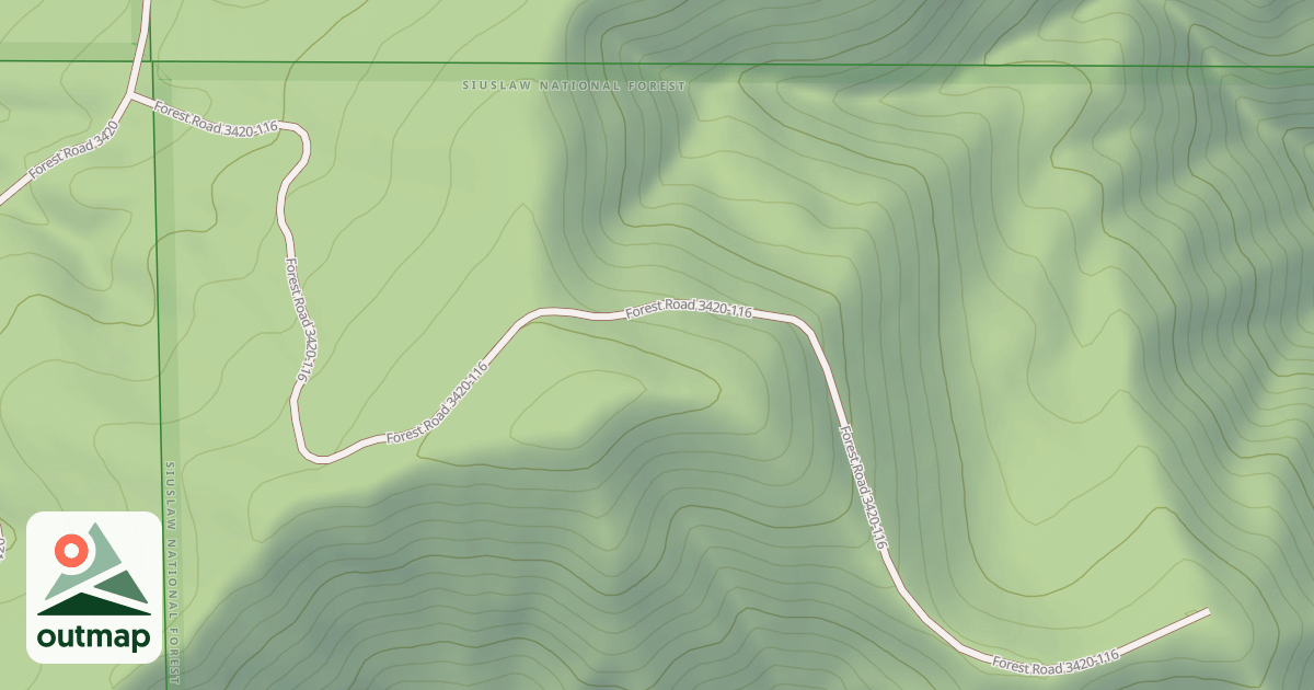 Map of USFS National Forest System Roads {E3F07903-9EF3-4234-B382-F2343E7243FF}