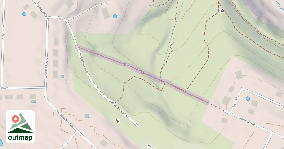 Map of Goldfinch Trail