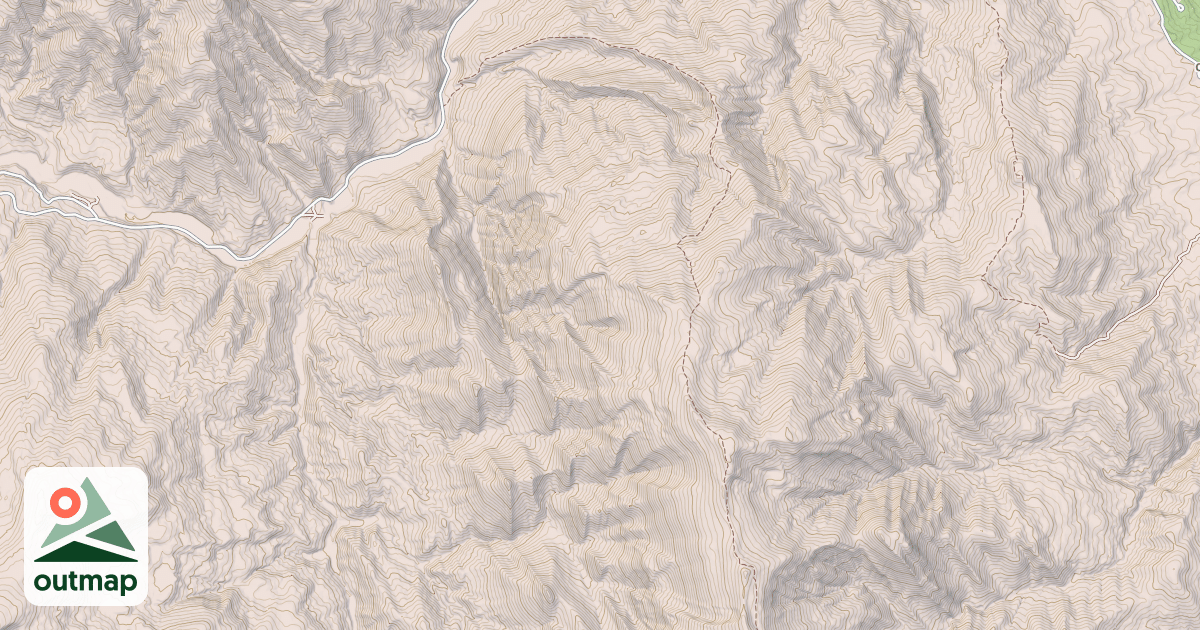 Map of Black Moutain