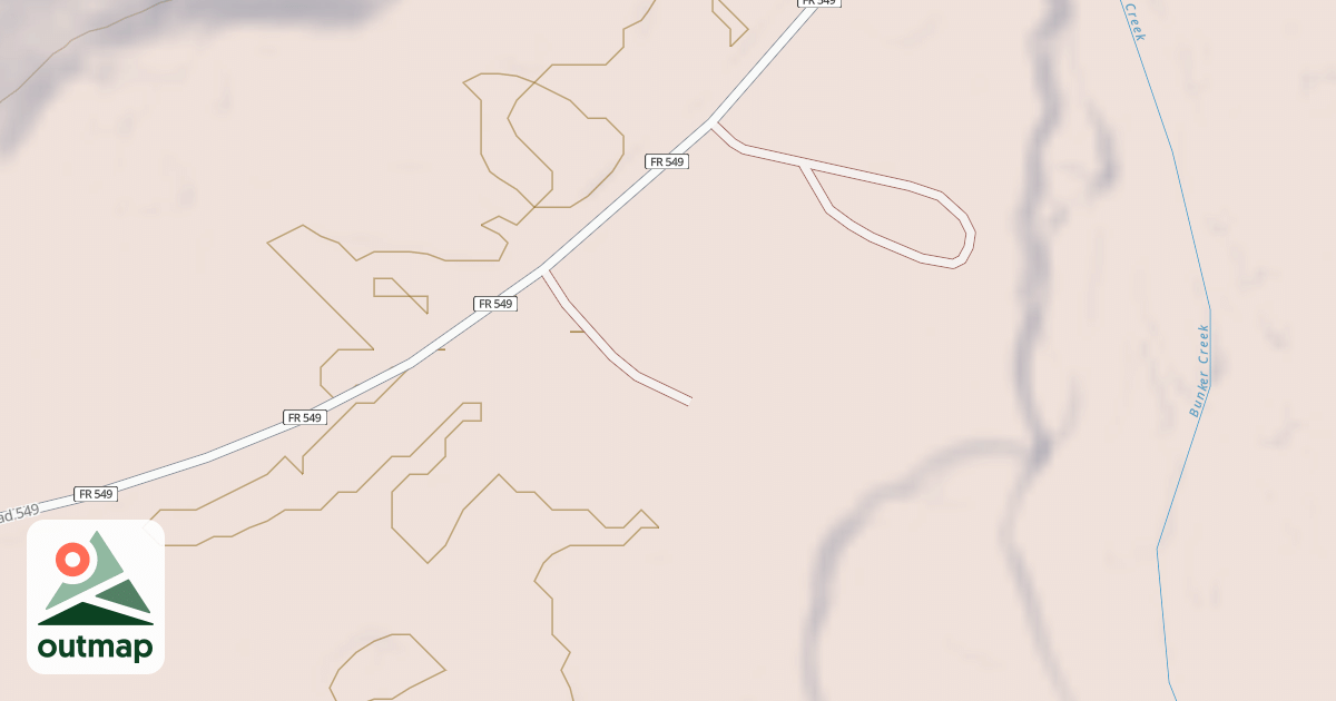 Map of BUNKER CREEK C