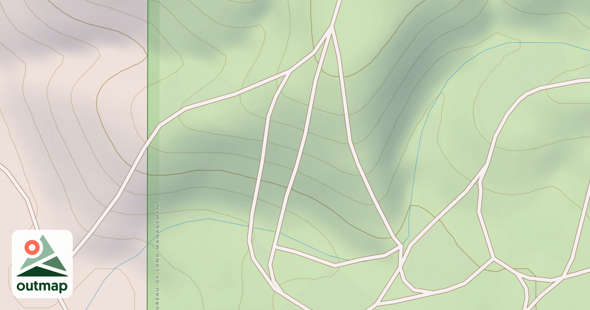 Map of BLM National GTLF Public Motorized Roads 0a45ccc6-ed00-41d1-84d0-037d50c2381b
