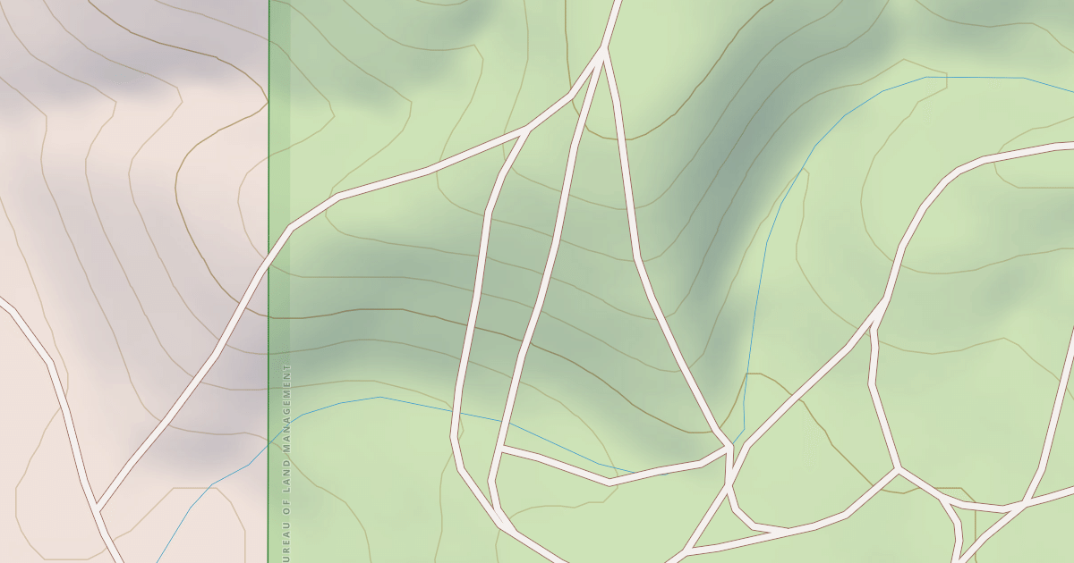Map preview of BLM National GTLF Public Motorized Roads 0a45ccc6-ed00-41d1-84d0-037d50c2381b