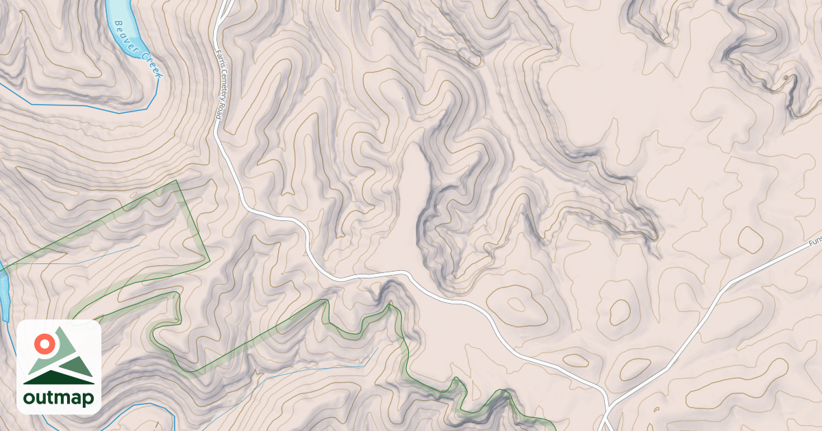 Map of GRAPEVINE RIDGE