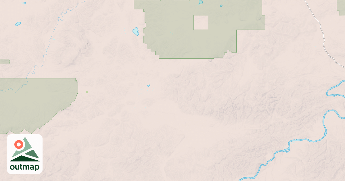 Map of Tanana-Allakaket Trail