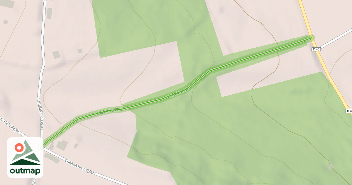 Map of Chemin rural