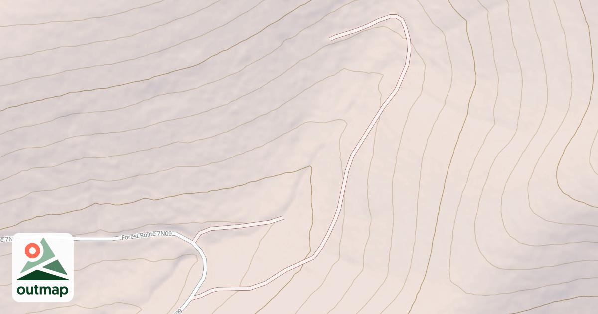Map of USFS Motor Vehicle Use Map Trails 323308010602