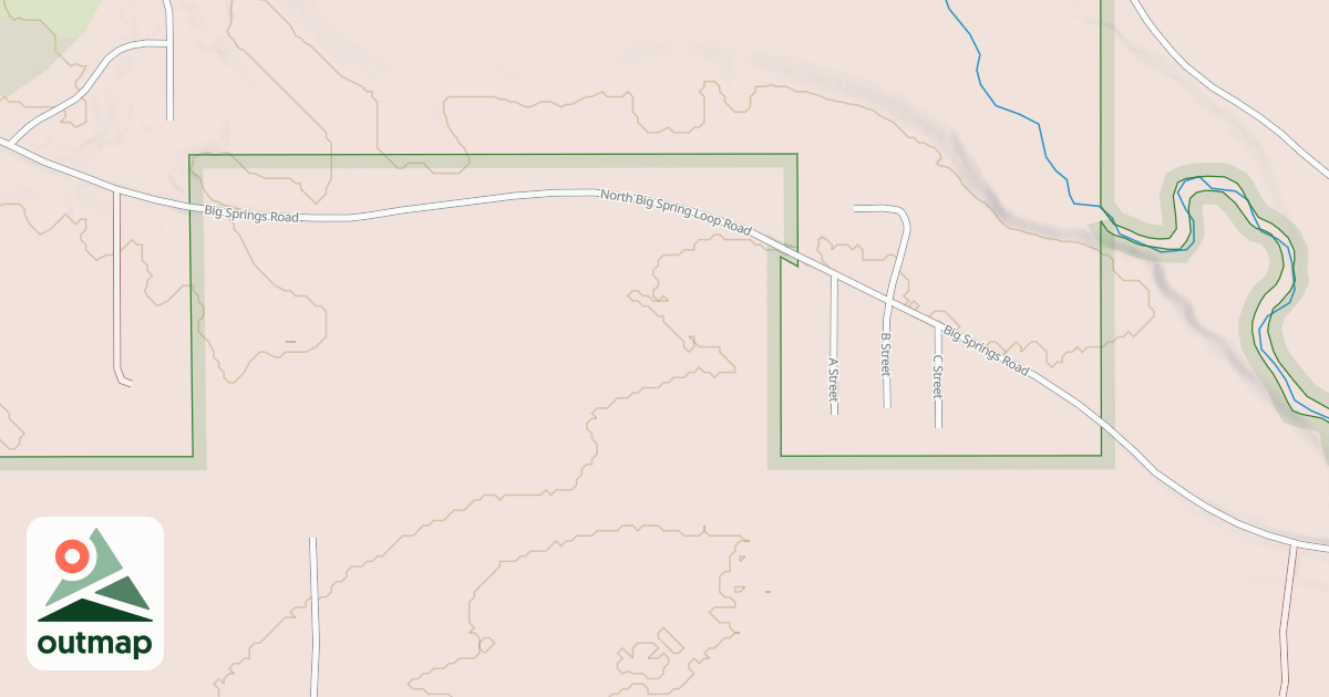 Map of BIG SPRINGS LOOP