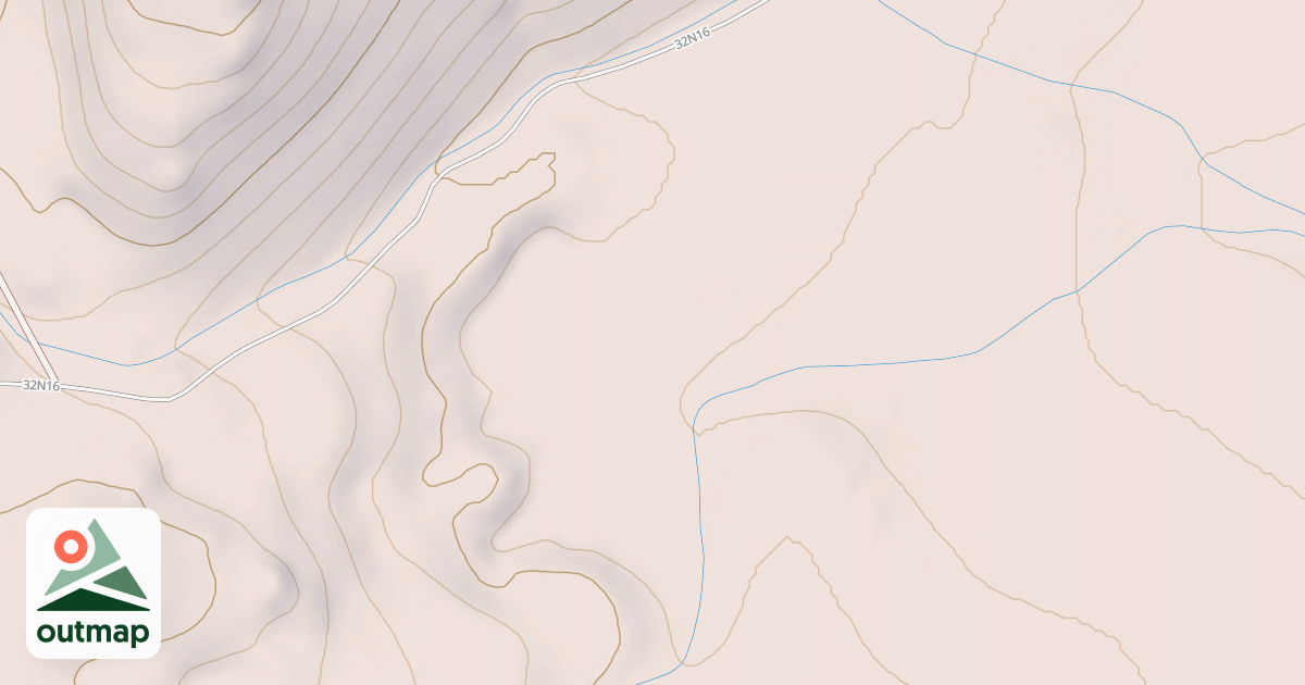 Map of BEAR WALLOW SPUR
