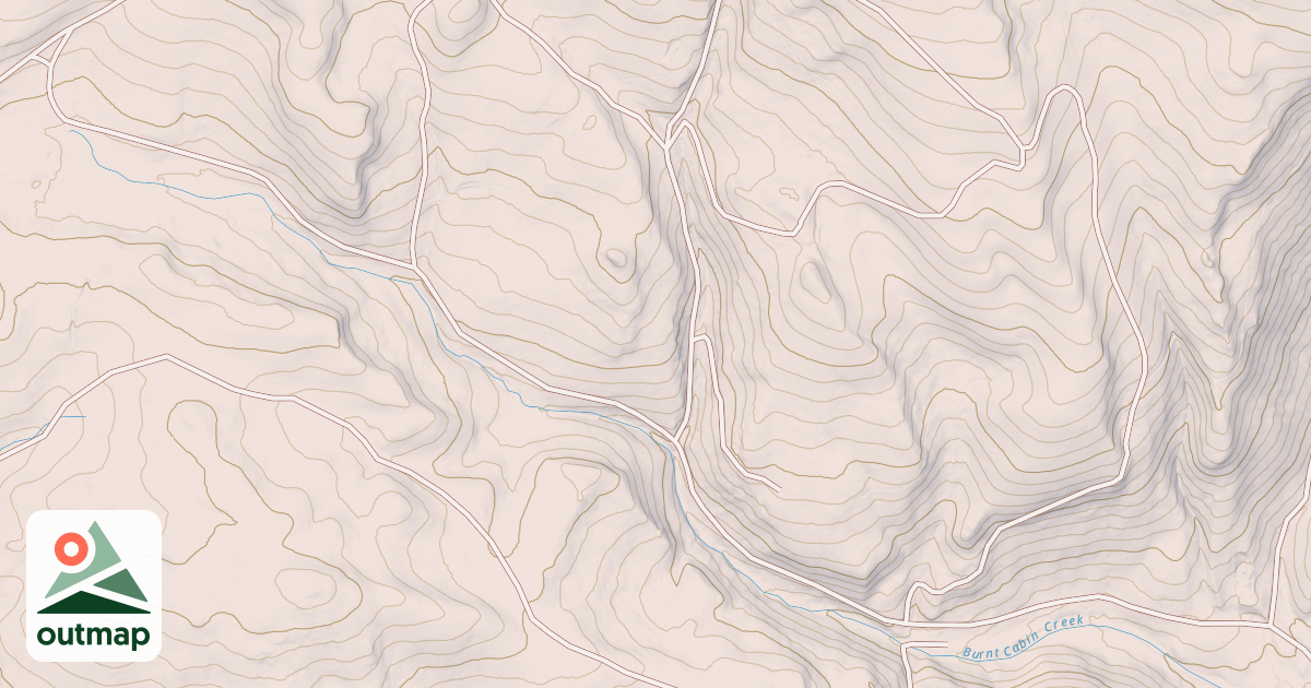 Map of BURNT CABIN MRS