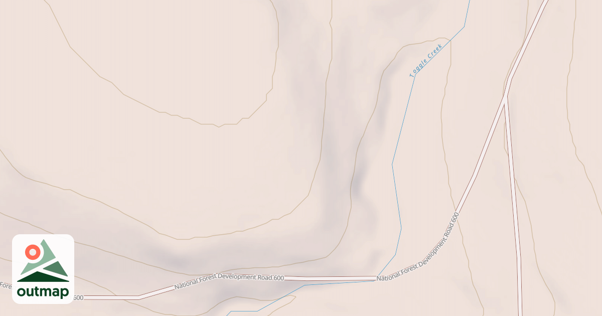 Map of USFS National Forest System Roads {383FBF80-87E7-492C-80C5-19B571C706DE}