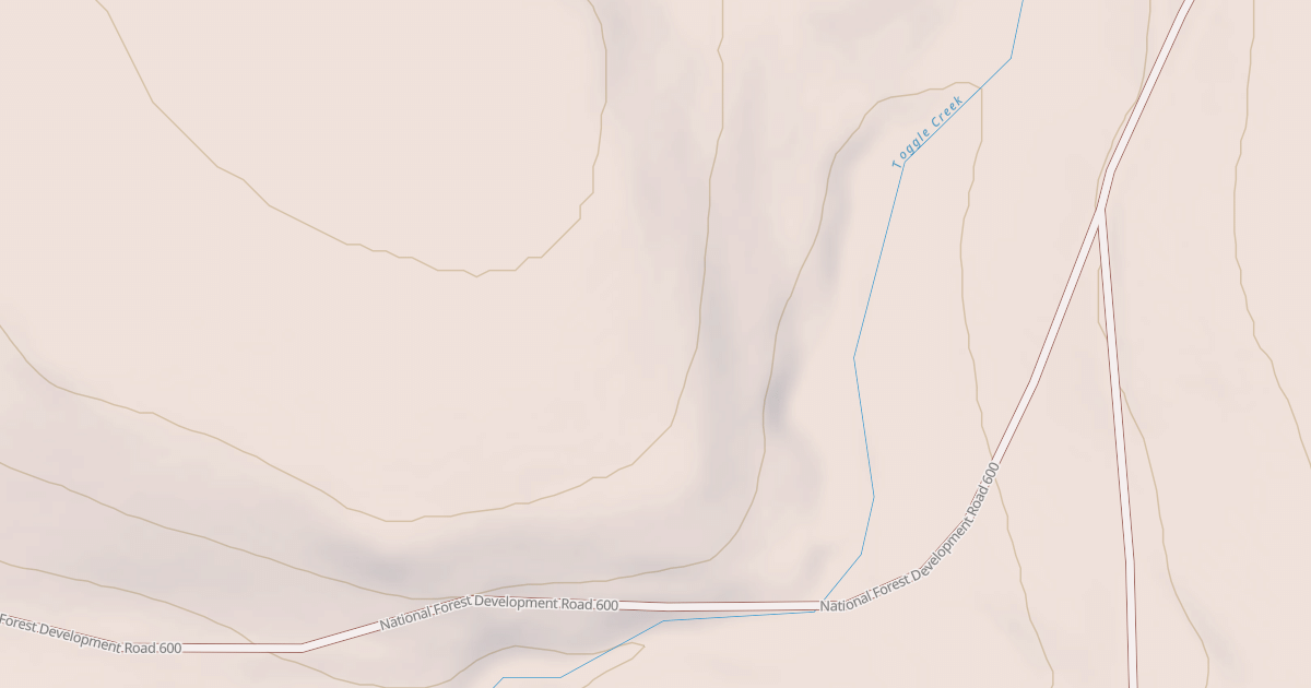 Map preview of USFS National Forest System Roads {383FBF80-87E7-492C-80C5-19B571C706DE}