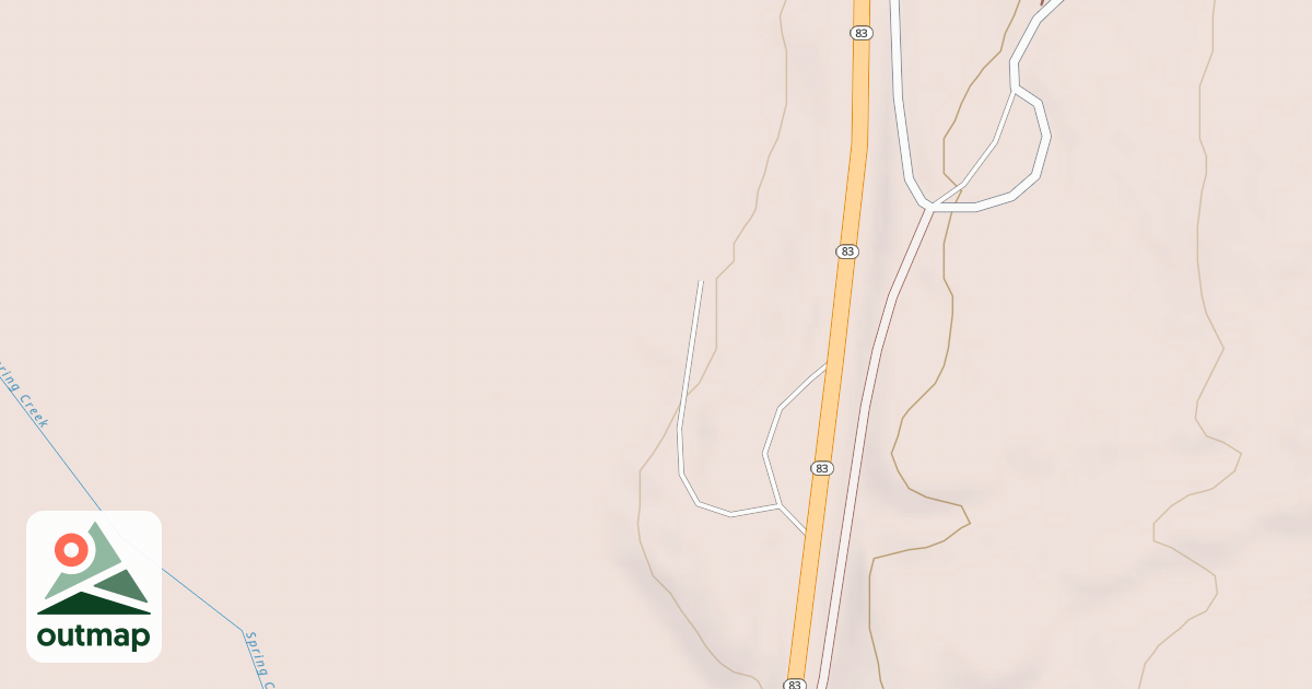 Map of SWAN LAKE GUARD STATION