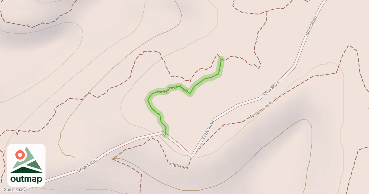 Map of Hollerback Trail