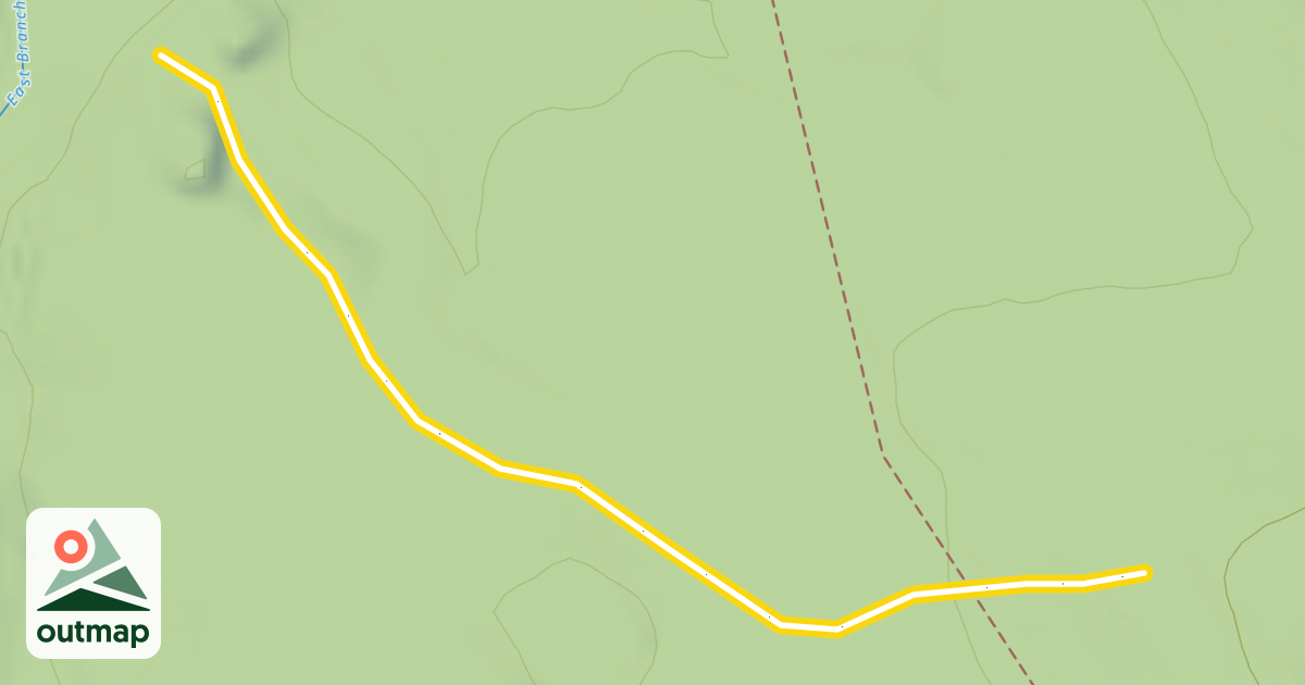 Map of Northwoods Ski Trails