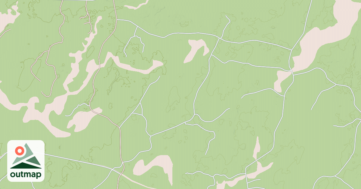 Map of USFS Motor Vehicle Use Map Trails 19618
