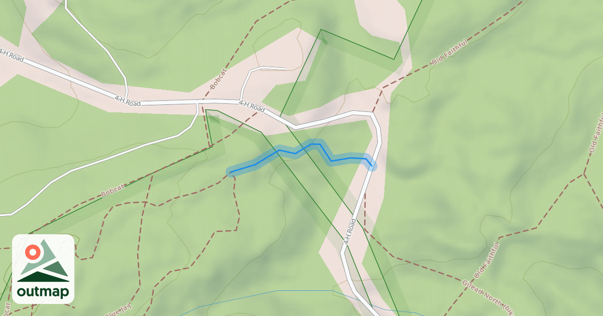 Map of Double Downs (bike)