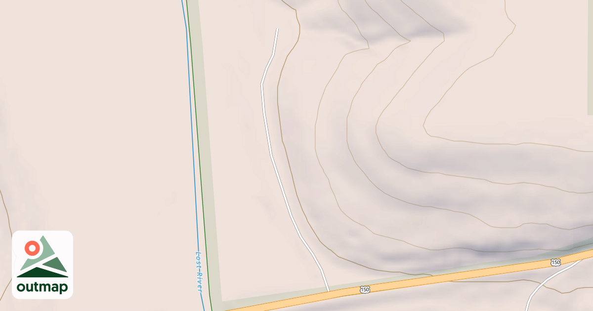 Map of SAM'S CREEK ROAD