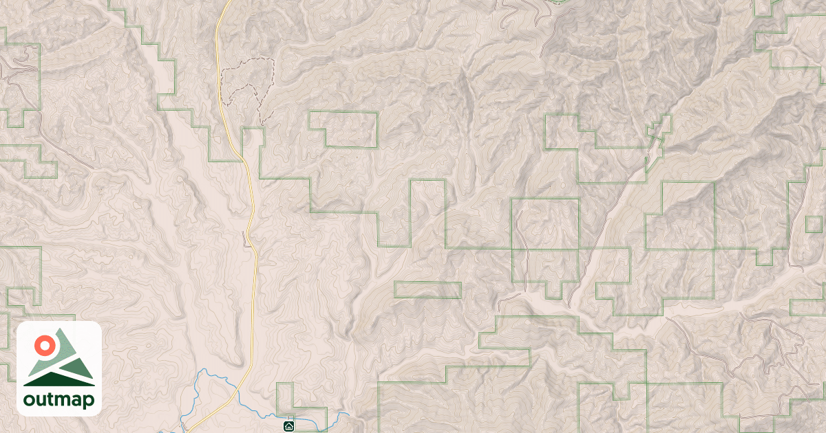 Map of STRYCHNINE CREEK