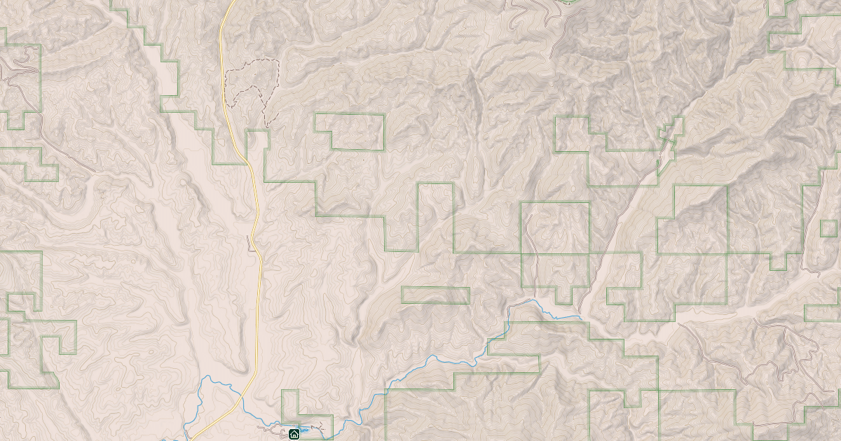Map preview of STRYCHNINE CREEK
