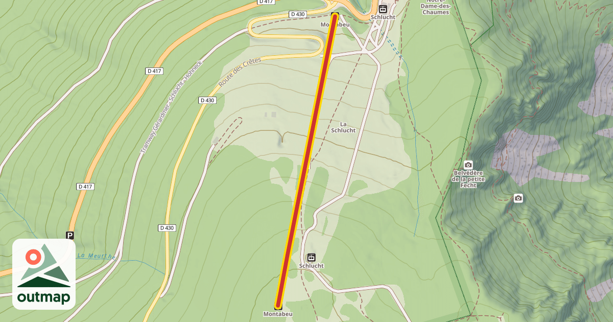 Map of Montabeu