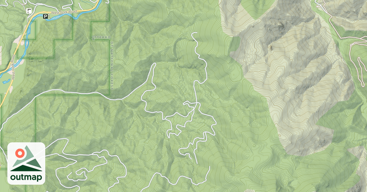 Map of (FDR) STEEP CREEK