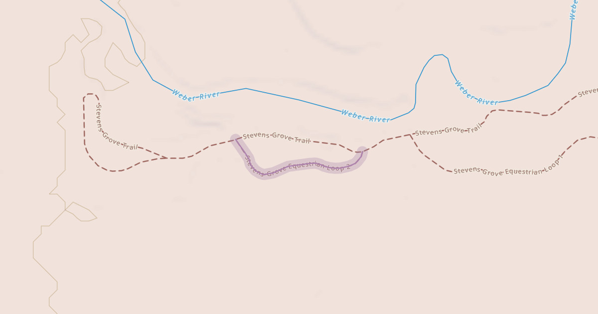 Map preview of Stevens Grove Equestrian Loop 2