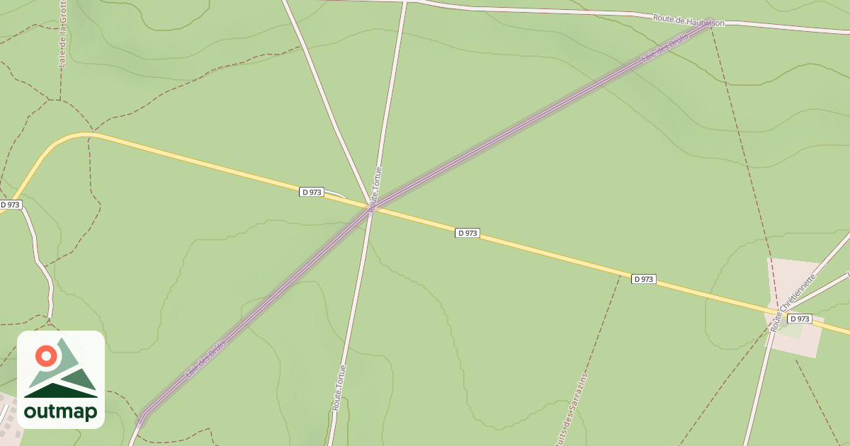 Map of Laie des Brûlis
