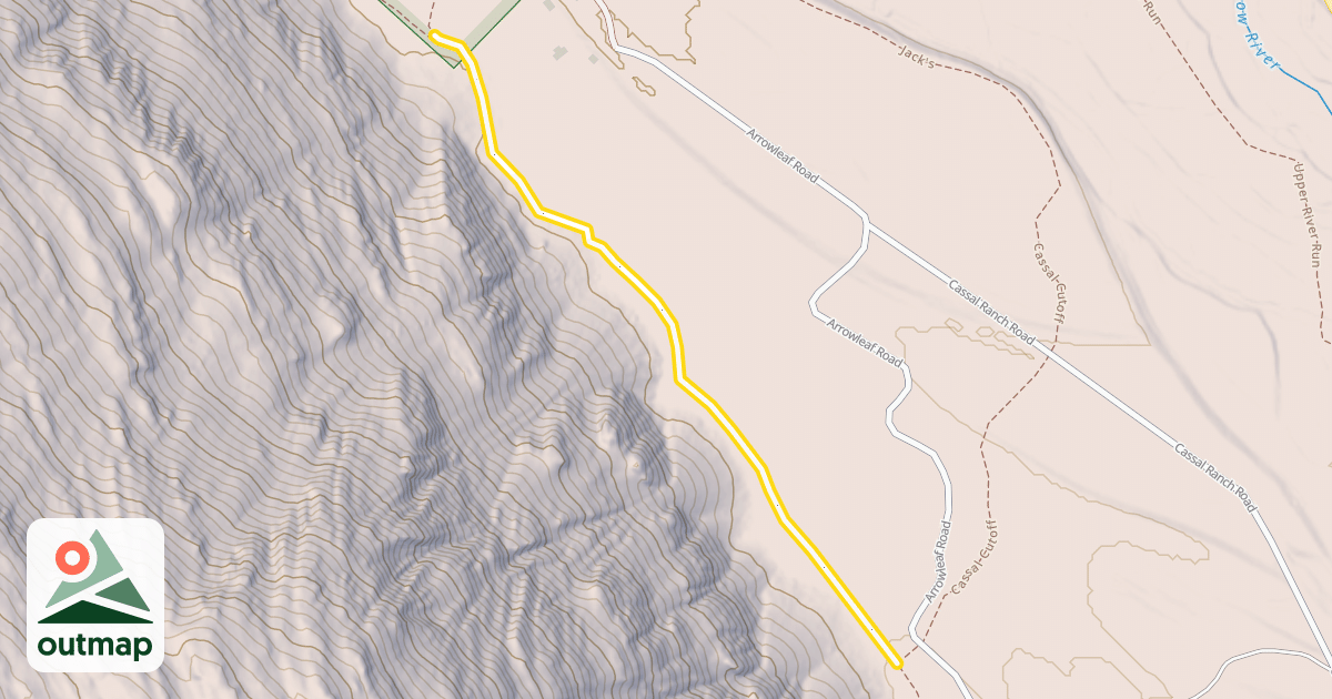 Map of Upper Jack's