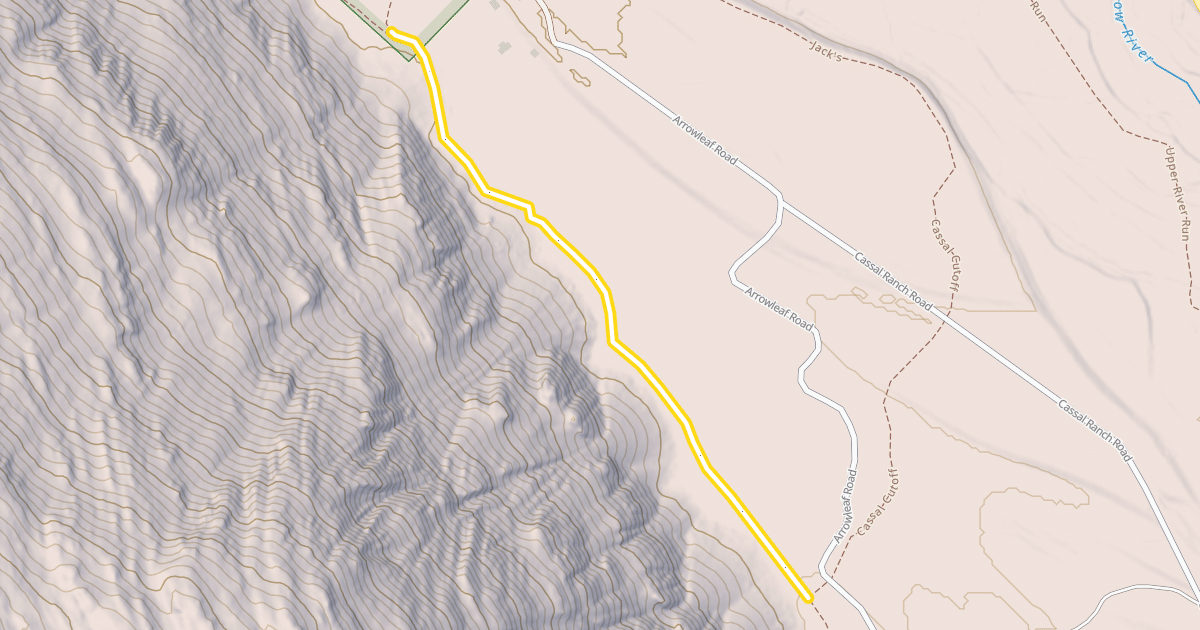 Map preview of Upper Jack's