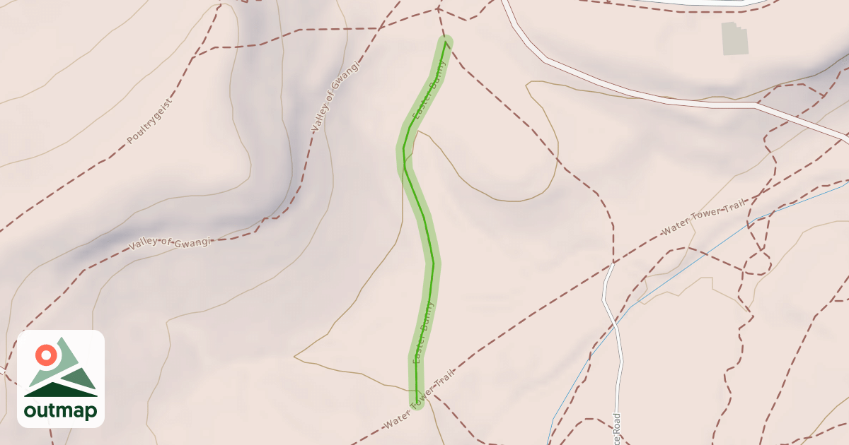 Map of Easter Bunny
