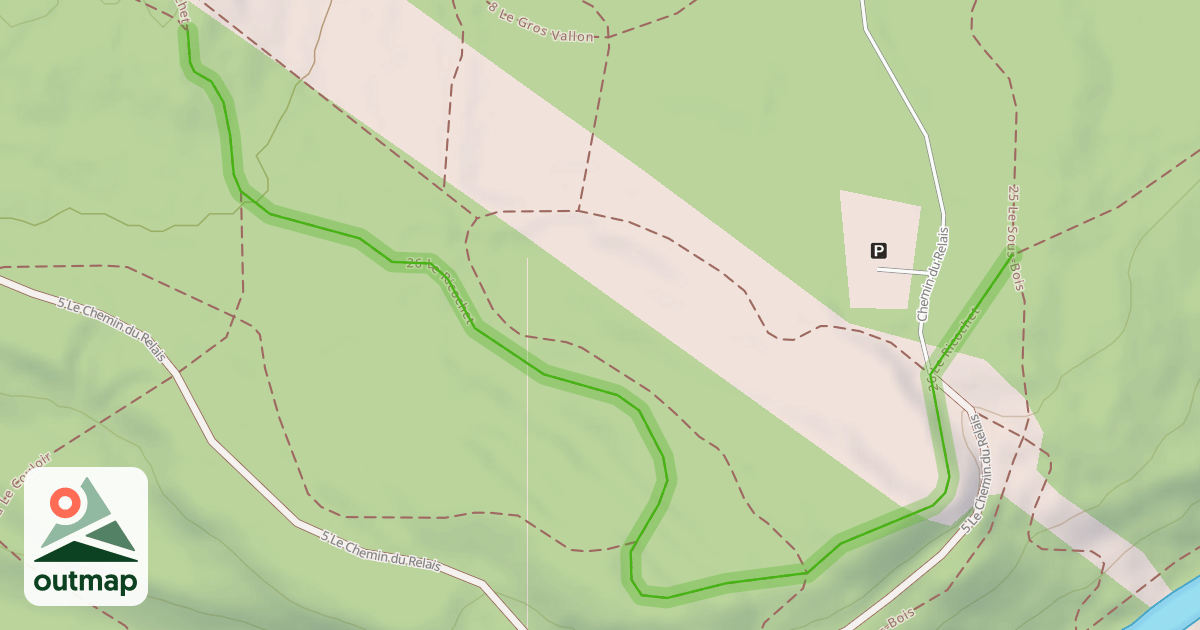 Map of 26 Le Ricochet