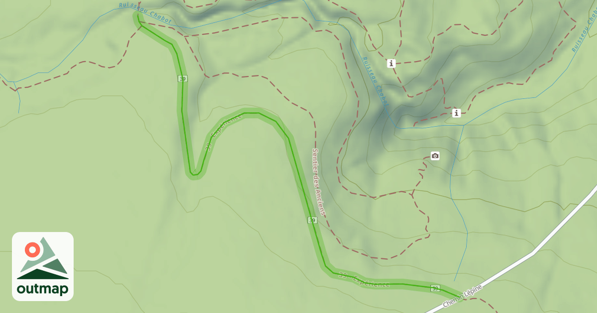 Map of 39 - Expérience