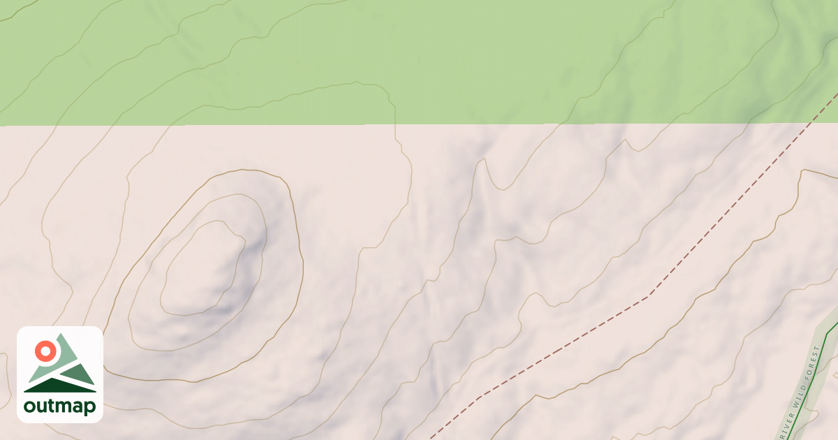 Map of Nicks Lake Trail