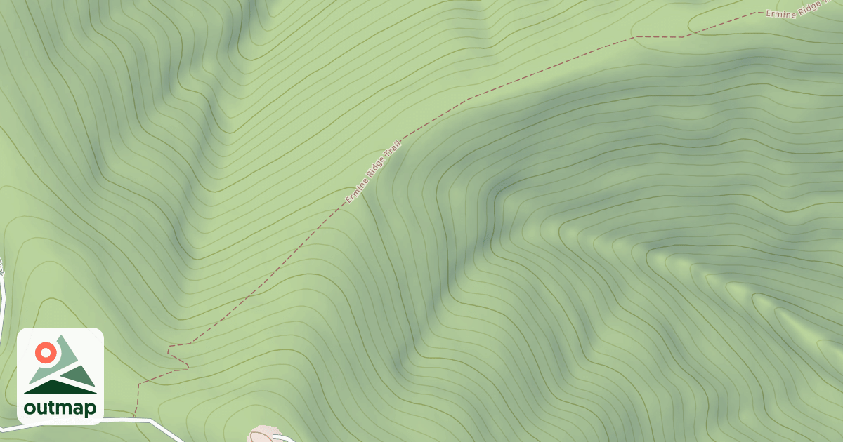 Map of Ermine Ridge