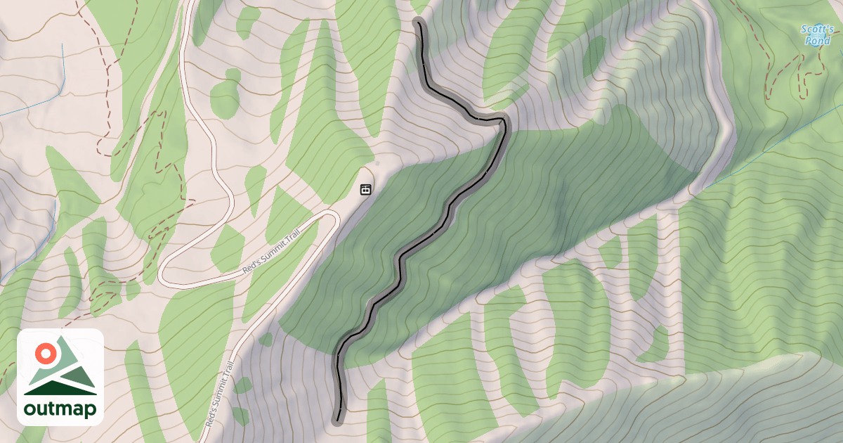 Map of Bishop's Cat Track
