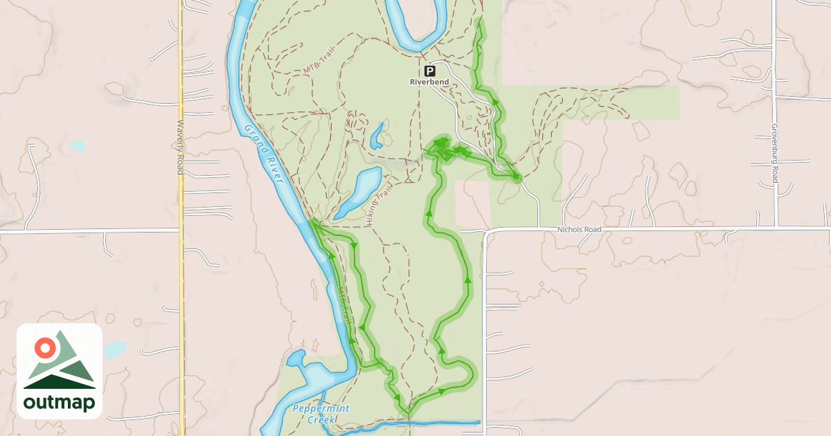 Map of MTB Trail