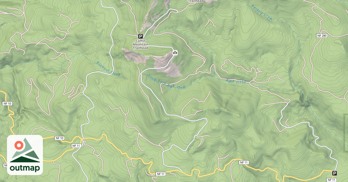 Map of PARKETT LOOP