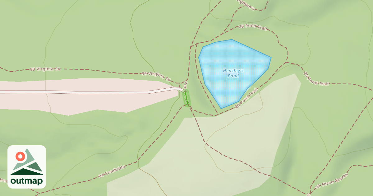 Map of Pond Trail