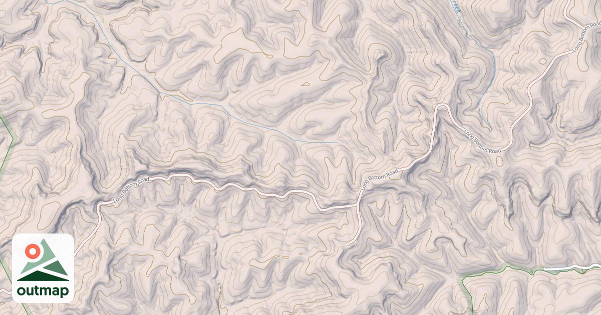 Map of BRUSHY KNOB
