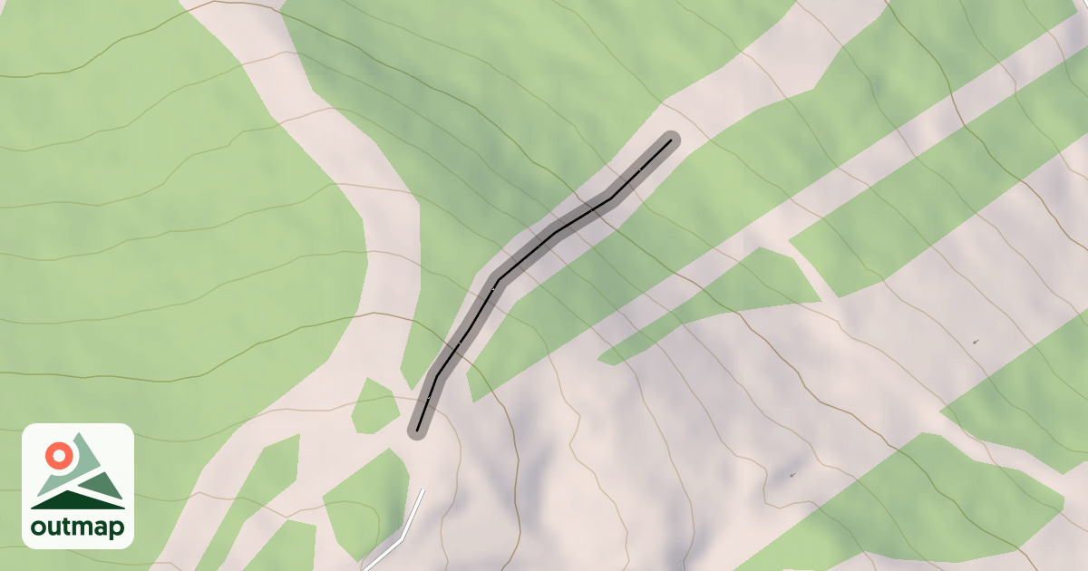 Map of Vertigo Headwall