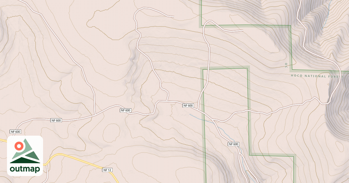 Map of USFS National Forest System Roads {51F7D3C0-5343-48B2-B112-D9D51E42581B}
