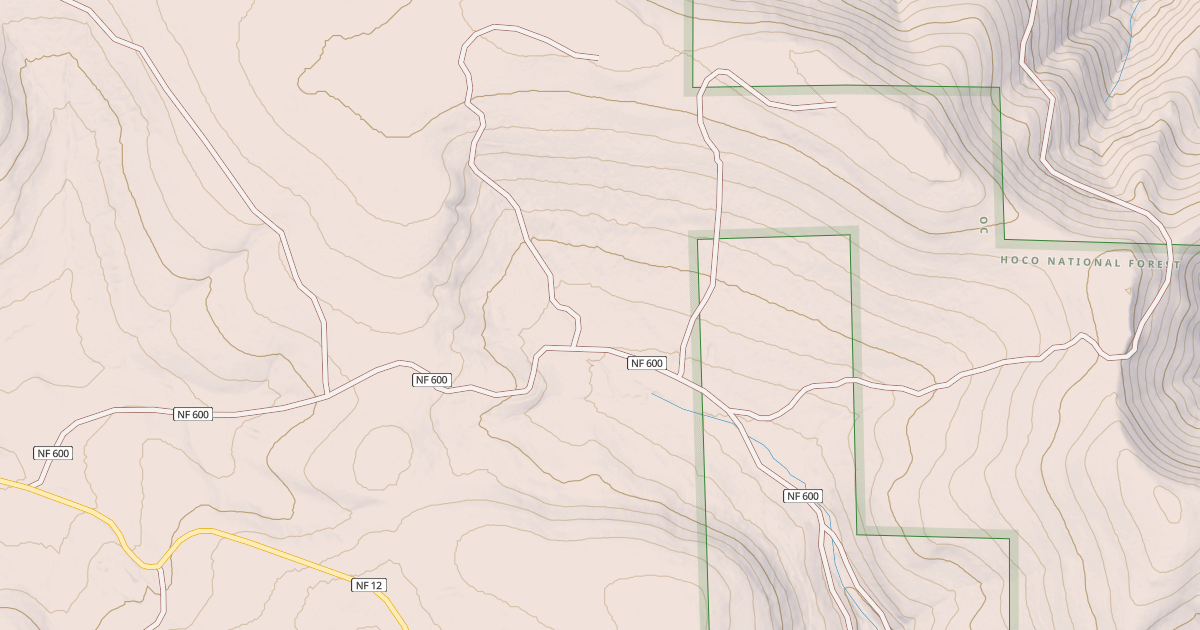 Map preview of USFS National Forest System Roads {51F7D3C0-5343-48B2-B112-D9D51E42581B}