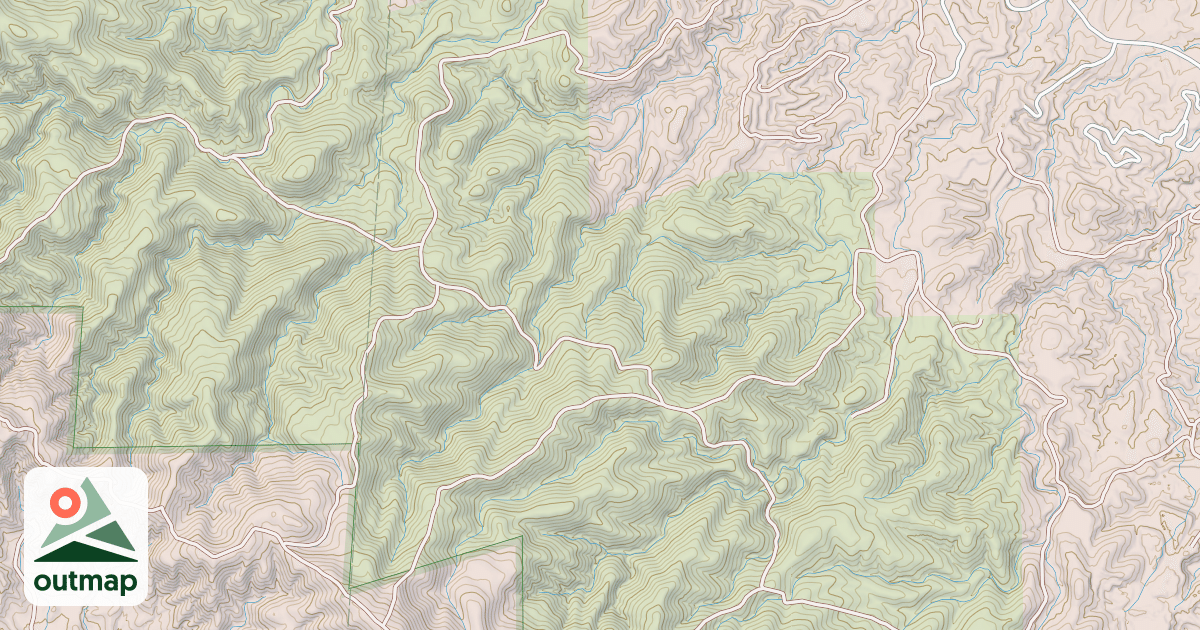 Map of 16049: Temblor Ridge