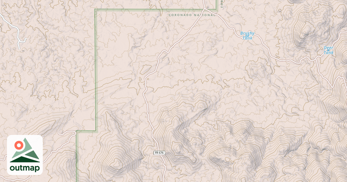 Map of EUREKA CANYON