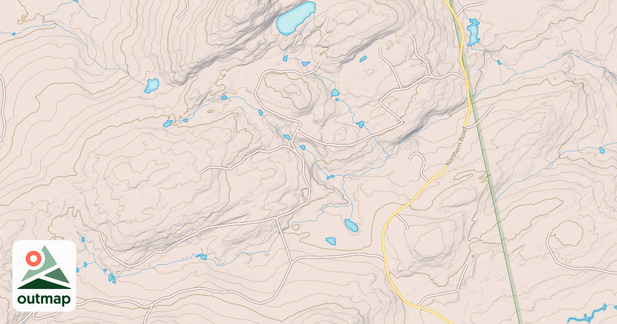 Map of Maine Statewide ATV Trails 95